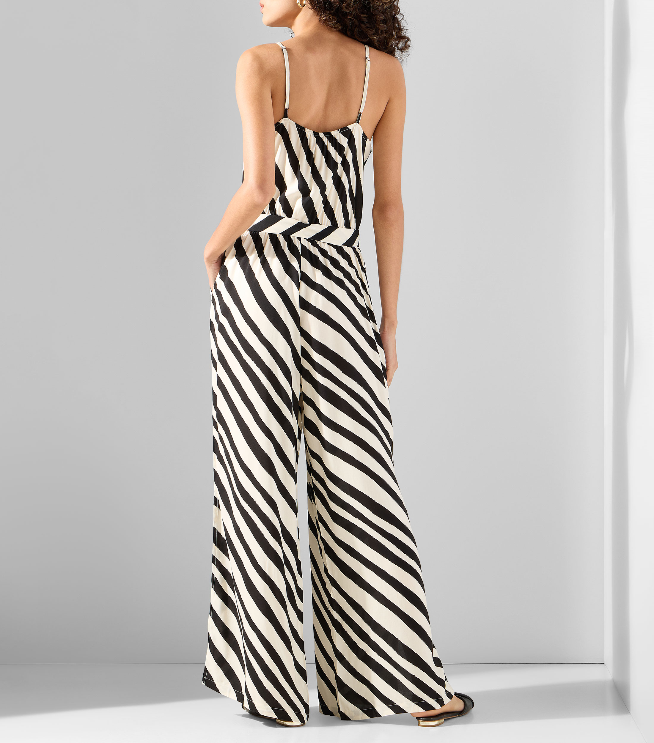 Jumpsuit corte regular Lanzarote con rayas Mujer